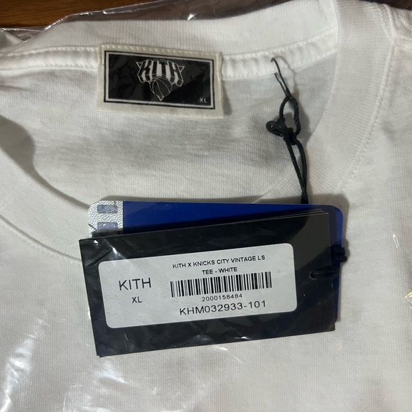 Kith for the New York Knicks City Vintage Long Sleeve Tee White Men’s Size XL - Picture 6 of 7